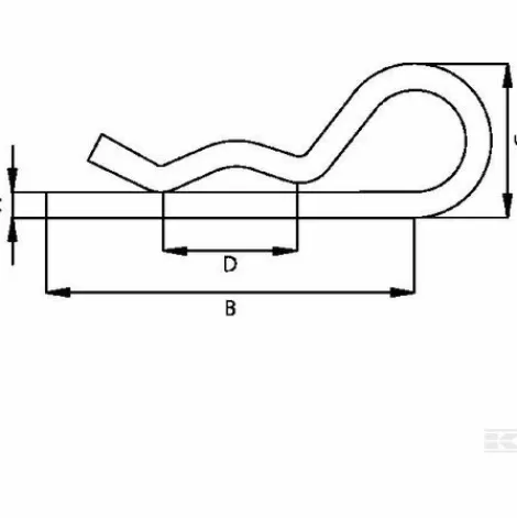 * 714-0104 Goupille Beta Pour Tondeuse Mtd> Accessoire Pour Tondeuse Et Autoportée