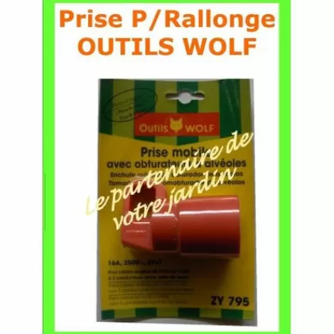 * 7930 Prise Pour Rallonge Outils Wolf> Accessoire Pour Tondeuse Et Autoportée