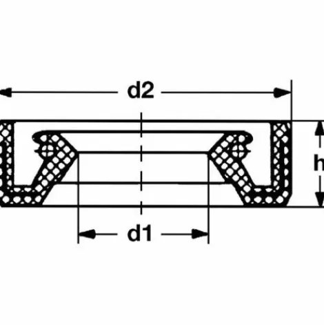 * 91202-Ka3-711 Joint D'Etancheite D'Huile Pour Tondeuse Honda> Accessoire Pour Tondeuse Et Autoportée