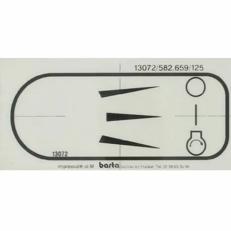 * Autocollant Etesia Et13072> Accessoire Pour Tondeuse Et Autoportée