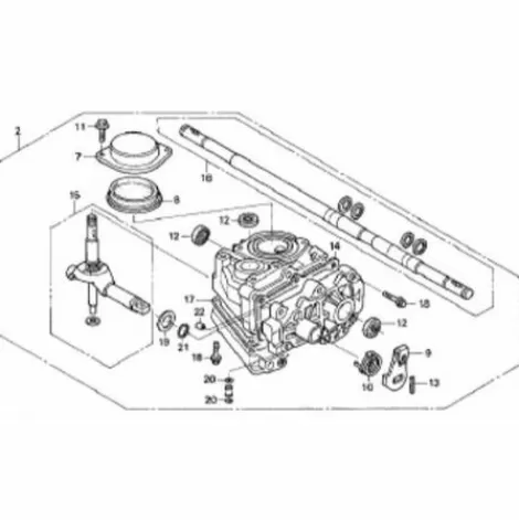 * Boite De Vitesse Tondeuse Honda> Accessoire Pour Tondeuse Et Autoportée