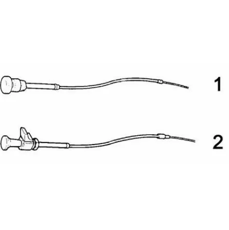 * Lem Select Cable Arret Moteur Complet L 1200 Mm> Accessoire Pour Tondeuse Et Autoportée