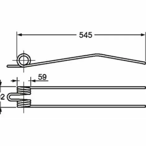 * Lem Select Dent De Faneuse Adaptable Deutz Fahr 1660.0420> Accessoire Pour Tondeuse Et Autoportée