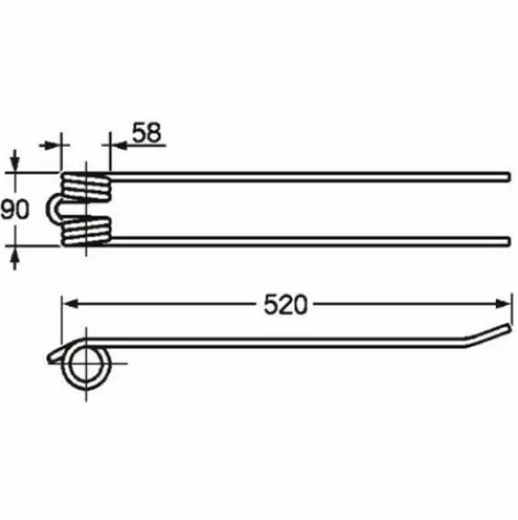 * Lem Select Dent De Faneuse Adaptable Stoll 0621811> Accessoire Pour Tondeuse Et Autoportée