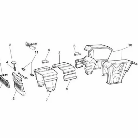 * Lem Select Grille Avant 5011646 Adaptable Fiat> Accessoire Pour Tondeuse Et Autoportée